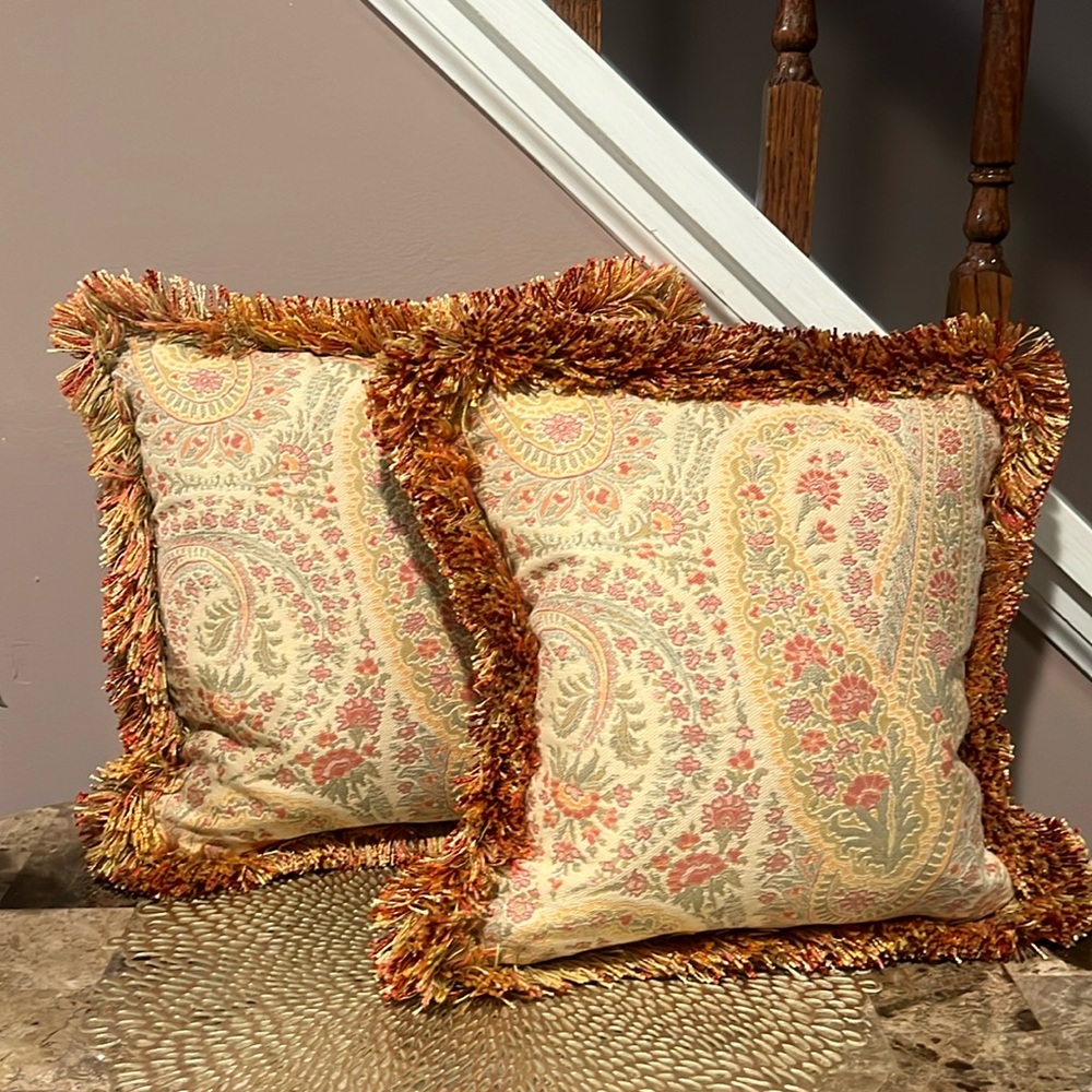Custom Decorative Pillows, Set/2